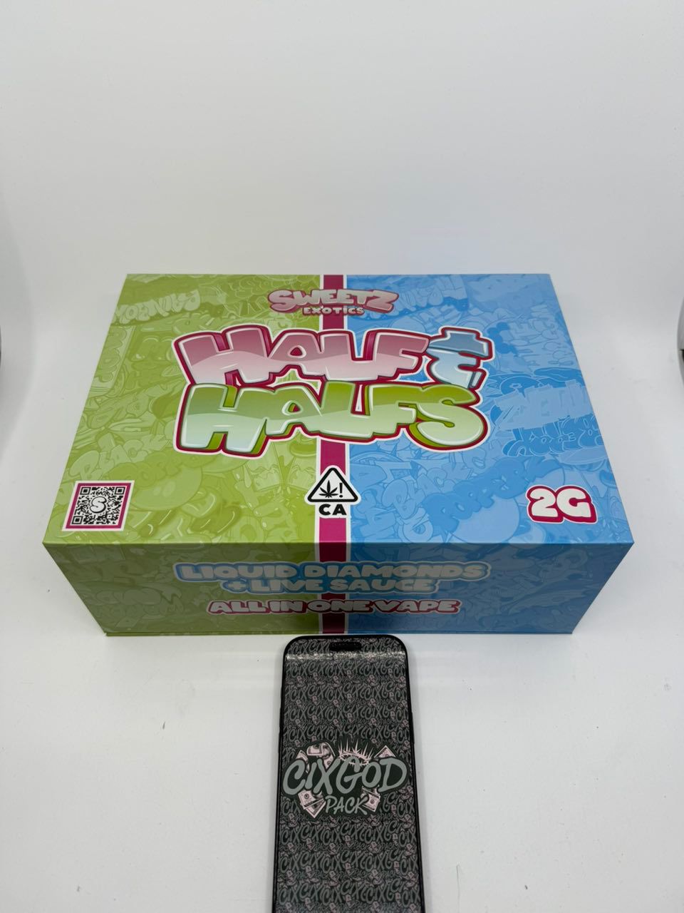 sweetz exotic half & half 2g disposable sweetz exotic half & half 2g disposable