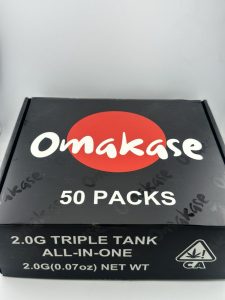 buy omakase triple tank 2g disposable online